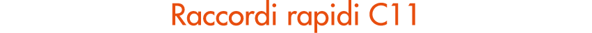 Raccordi rapidi C11