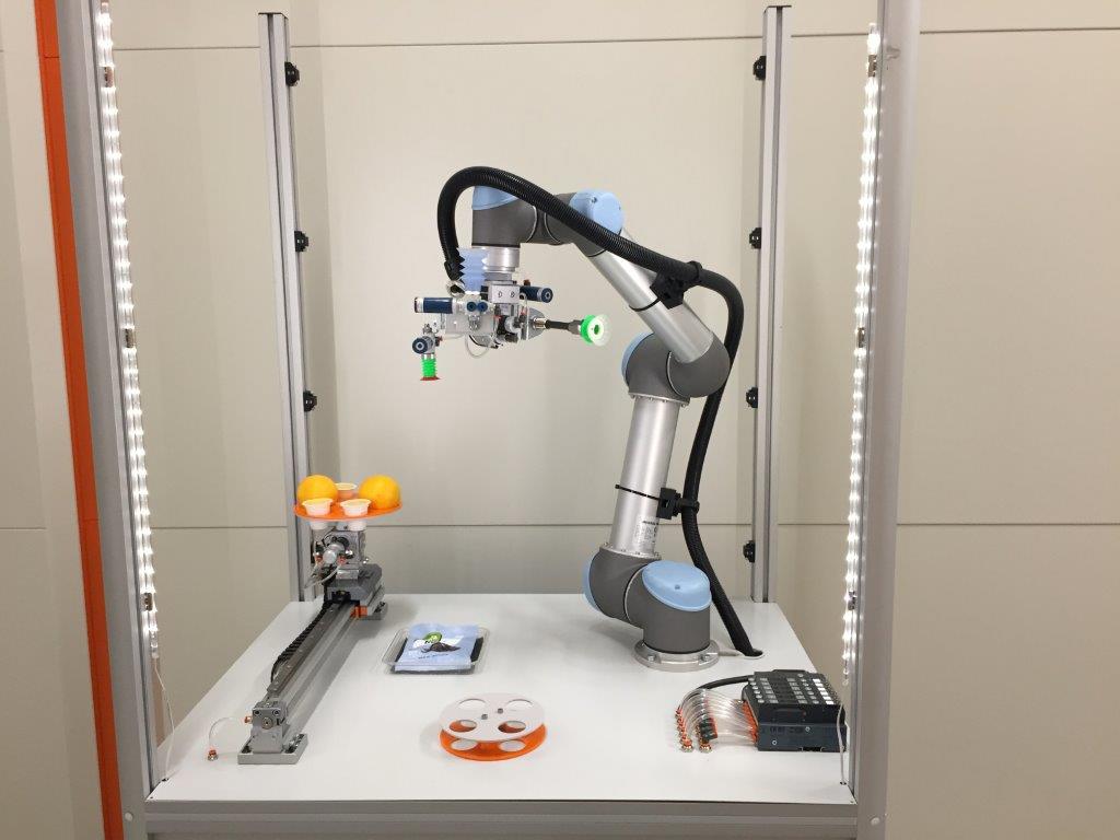 V-Lock Komponenten + kollaborativer Roboter 1